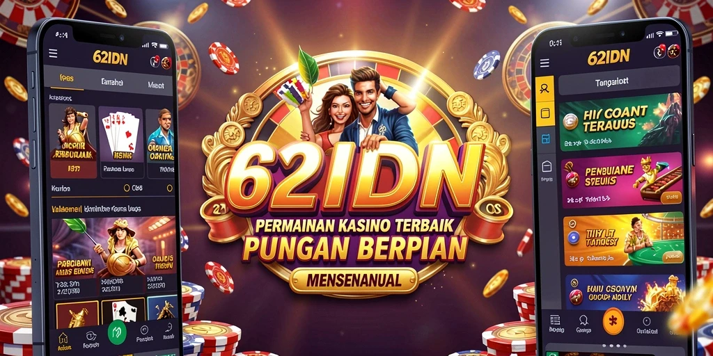 Tampilan menyenangkan dari gameplay Kasino di 62IDN.