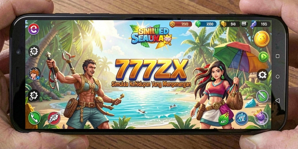 Gameplay seru dan interaktif dari 777ZX yang menunjukkan dunia simulasi.