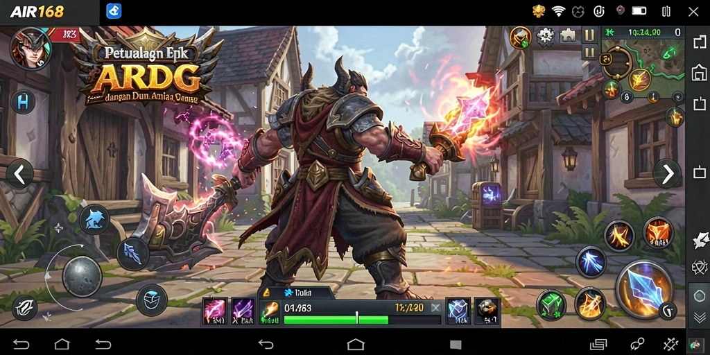 Tampilan gameplay ARPG yang mendebarkan dari AIR168.