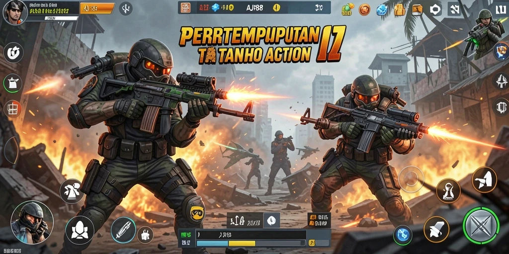 Tampilan gameplay AJR88 yang intens dan mendebarkan.