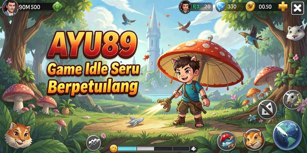 Tampilan gameplay AYU89 yang menakjubkan dan penuh warna.