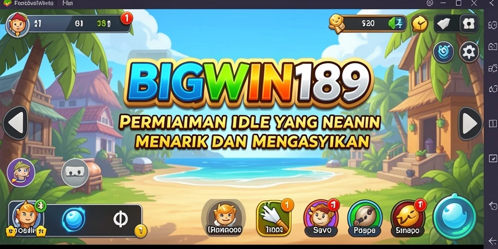 Screenshot gameplay BIGWIN189 yang menampilkan pengalaman bermain Idle yang menyenangkan.