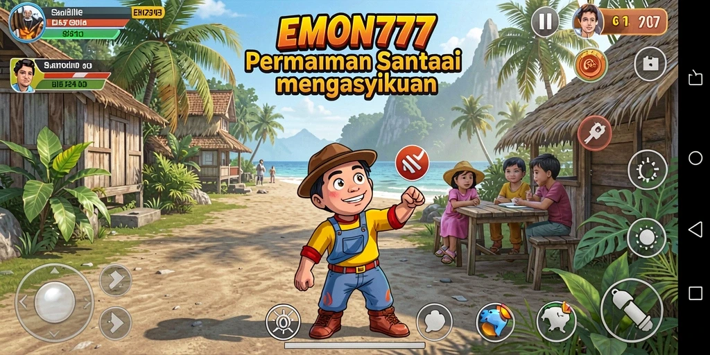 Tampilan gameplay dari EMON777 yang seru dan menyenangkan.