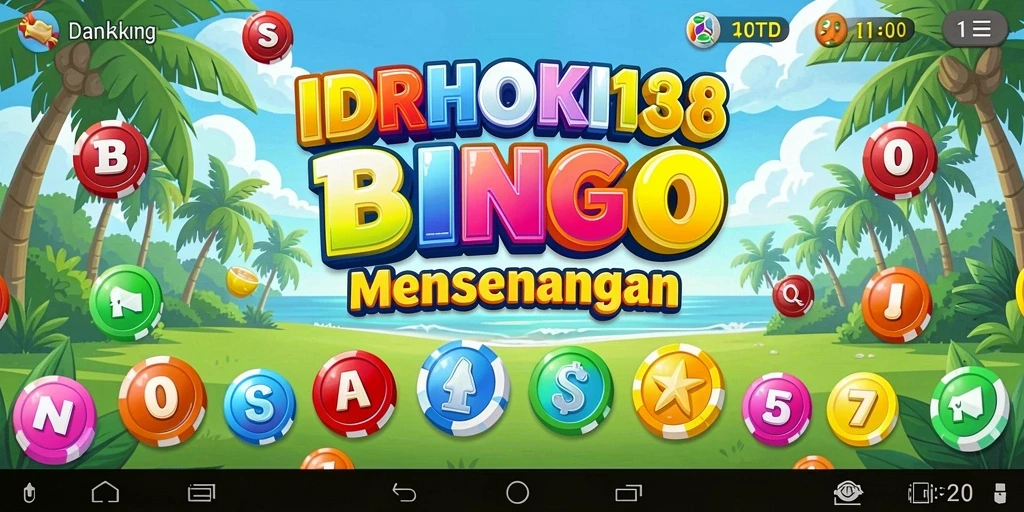 Tampilan menarik dari gameplay Bingo di IDRHOKI138.