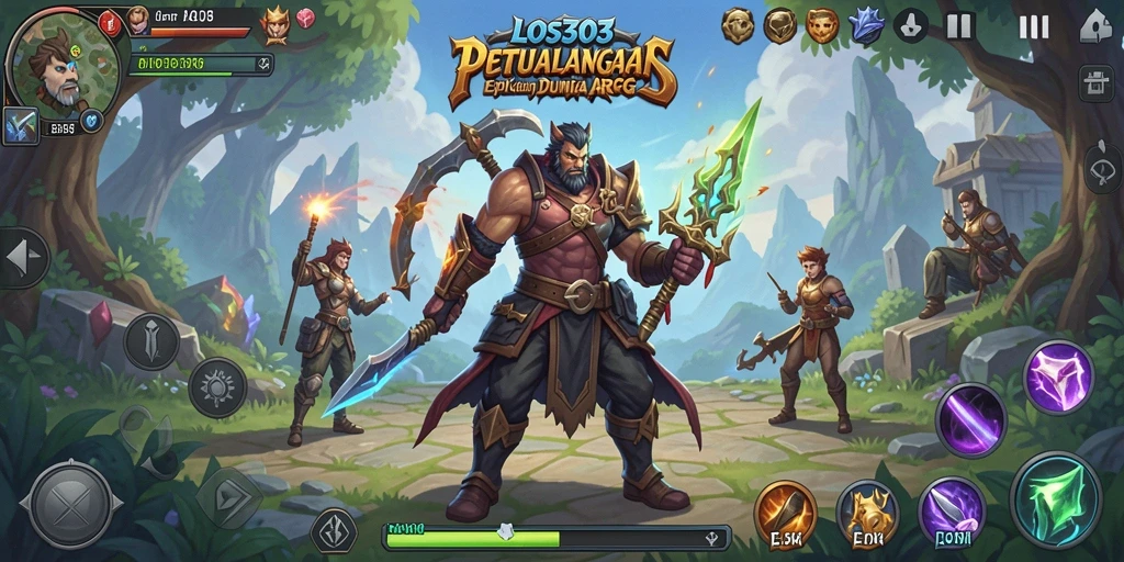 Gameplay seru dari LOS303 dengan karakter unik dan pertempuran yang intens.
