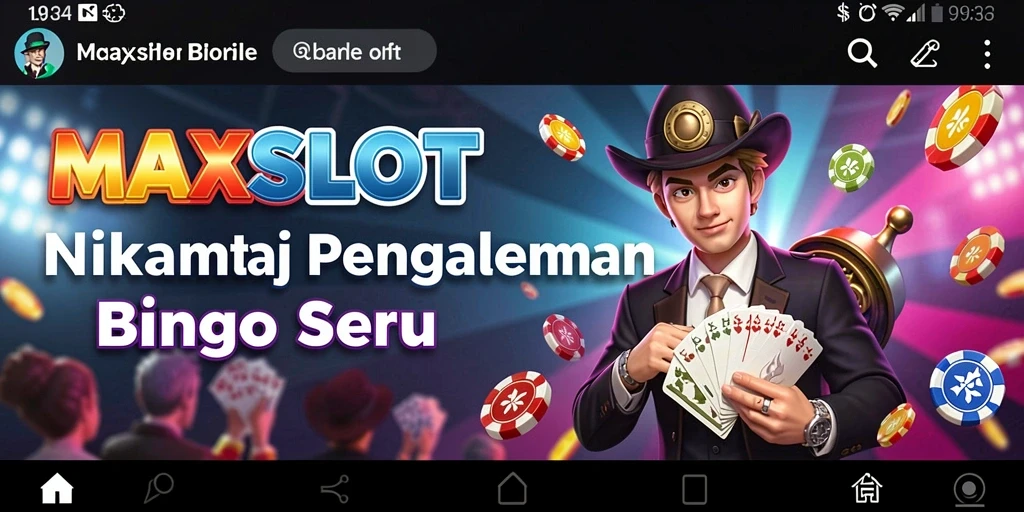 Tampilan gameplay seru dari MAXSLOT Bingo.