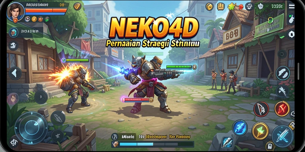 Tangkapan layar gameplay NEKO4D yang strategis dan mendebarkan.