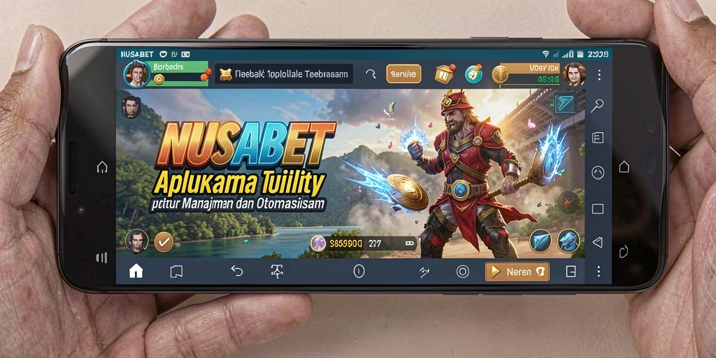 Tampilan aplikasi NUSABET yang modern dan fungsional.