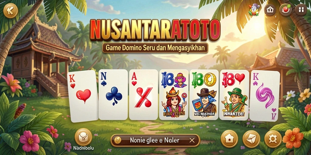 Tampilan gameplay NUSANTARATOTO yang seru dan interaktif.