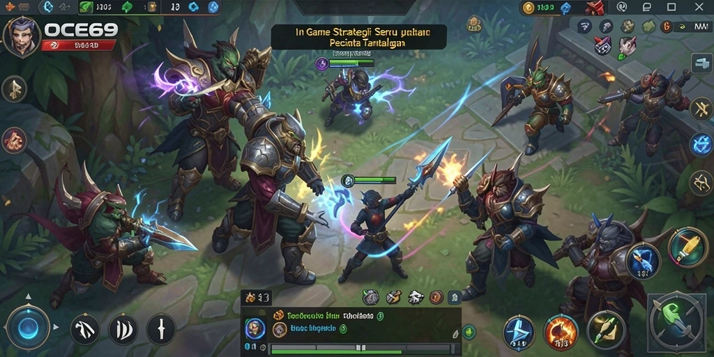 Screenshot OCE69 menampilkan aksi strategi yang mendebarkan.