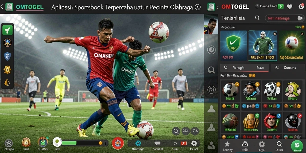 Screenshot utama OMTOGEL menunjukkan antarmuka taruhan yang menarik.
