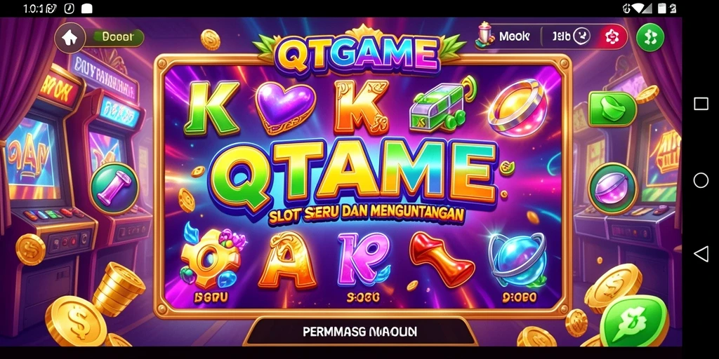 Tampilan gameplay QTGAME yang menarik dan menawan.