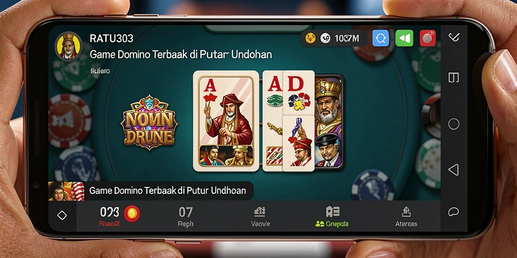 Tampilan gameplay RATU303 yang menarik dan interaktif dalam permainan Domino.