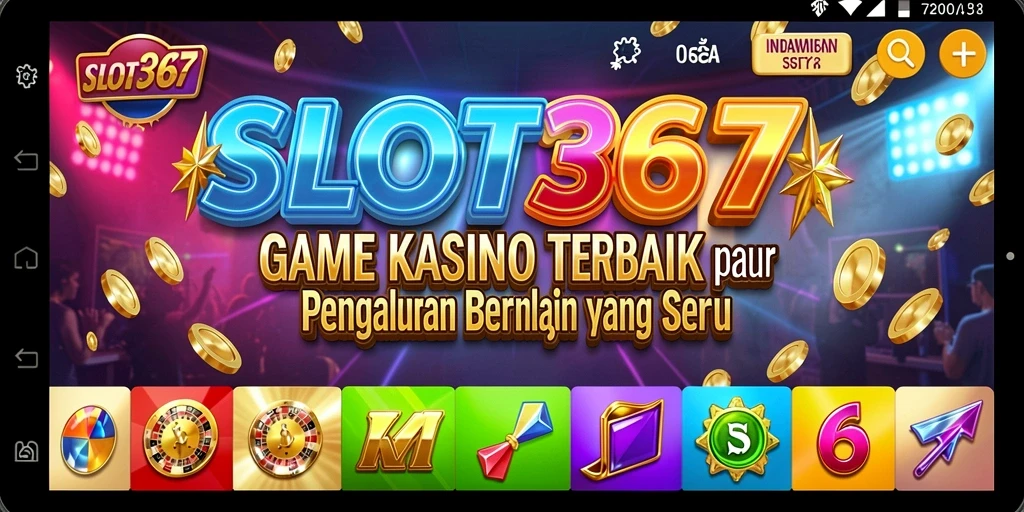 Screenshot utama SLOT367 menampilkan gameplay seru dan grafis yang memukau.