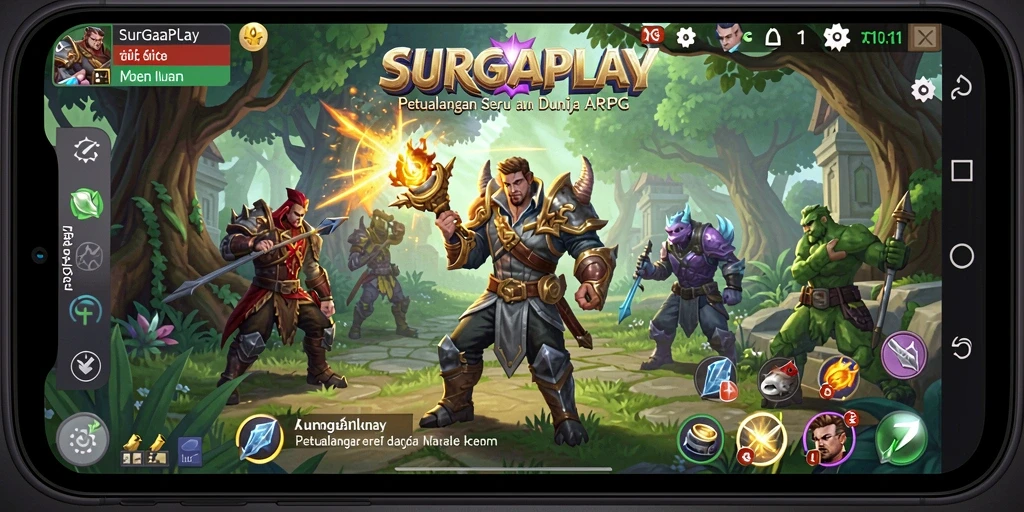 Gameplay seru di SURGAPLAY dengan pertarungan penuh aksi.