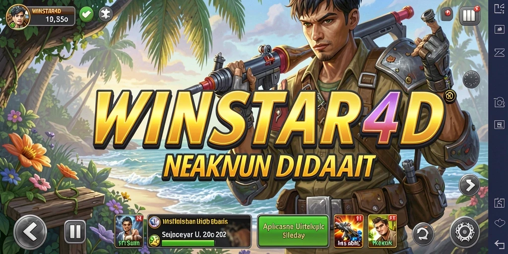 Tampilan antarmuka WINSTAR4D yang intuitif dan menarik.